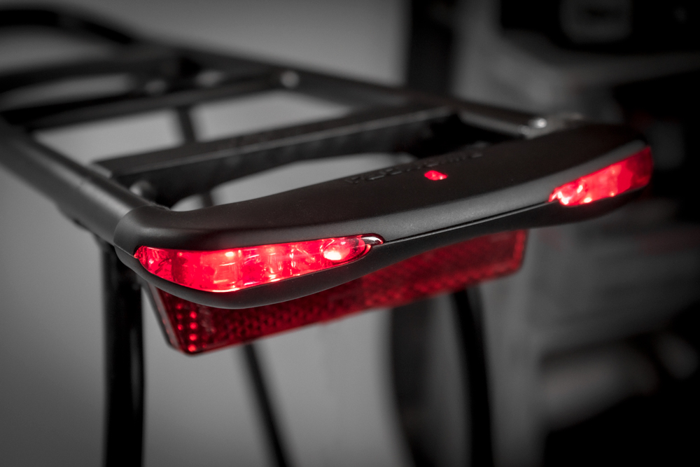 Integrated carrier rear light